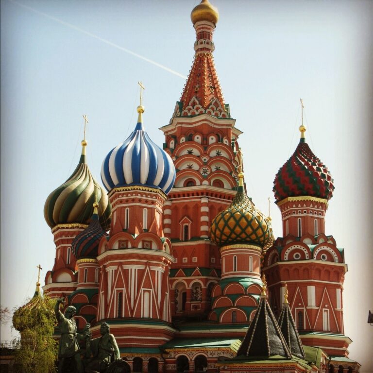 st basil's cathedral in moscow is a remarkable architectural marvel in the heart of russia's capital city. this iconic structure showcases the historical and cultural heritage of moscow, captivating visitors from around the world. as