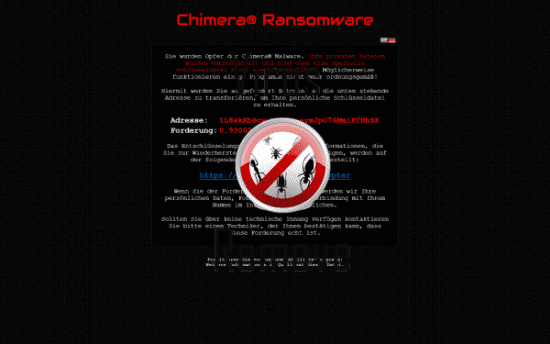 chimera ransomware