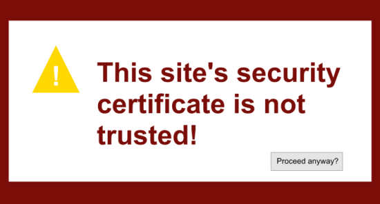 security certificate not trusted 709x381